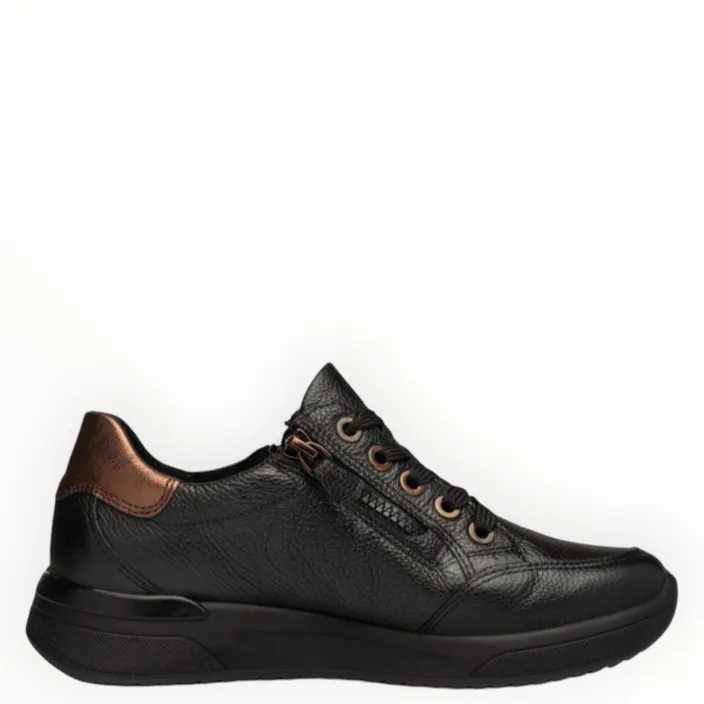 Ara Sneakers Cuir Noir