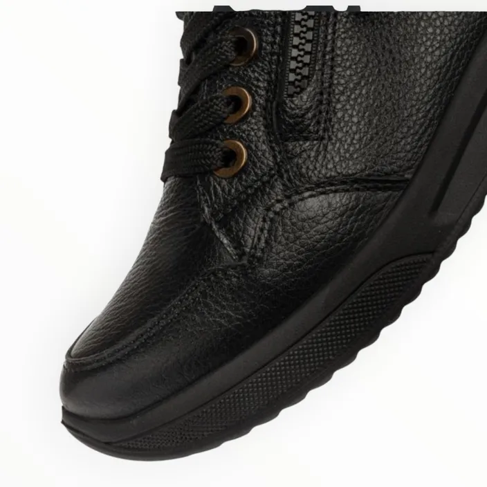 Ara Sneakers Cuir Noir