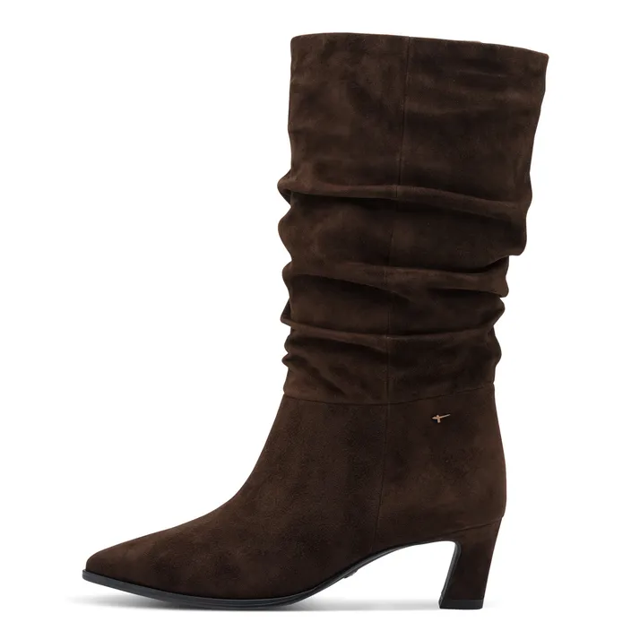 Tamaris Mid-Calf Boots Brown Leather