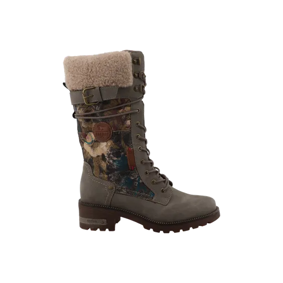 Mustang Mid-Calf Boots Taupe