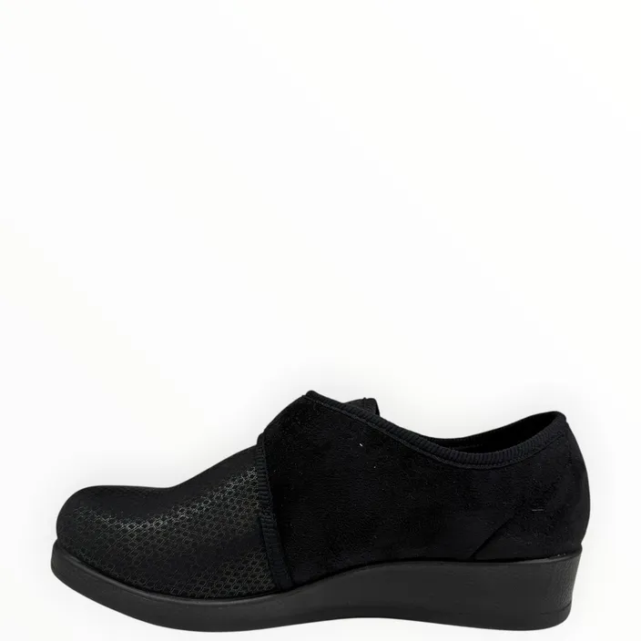 Fly Flot Slippers Textile Black
