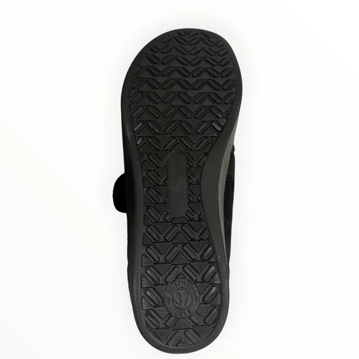 Fly Flot Slippers Textile Black