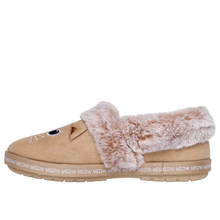 Skechers BOBS Too Cozy - Meow Pajamas Slippers Camel