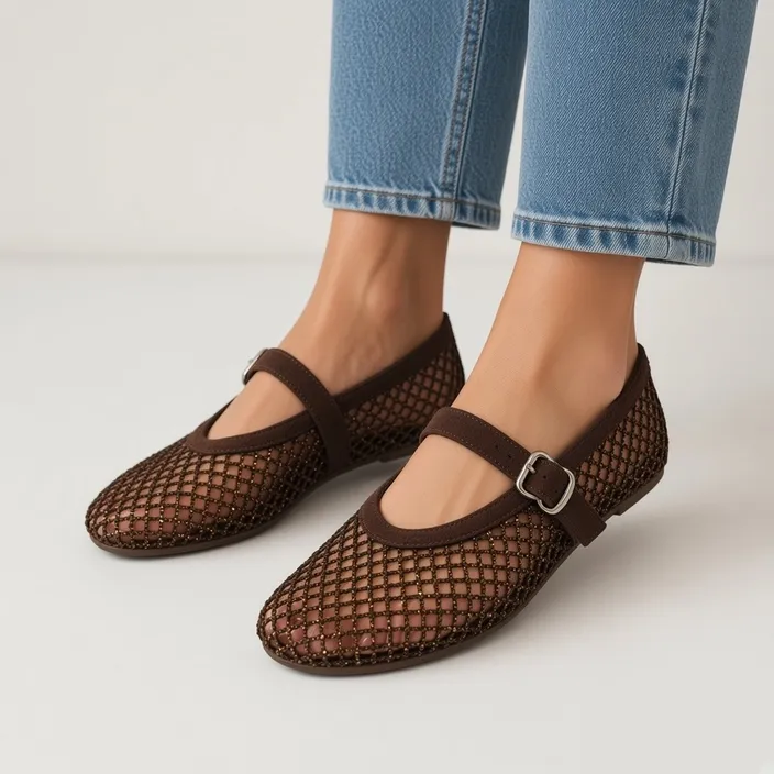 Ballerine  avec strasses
